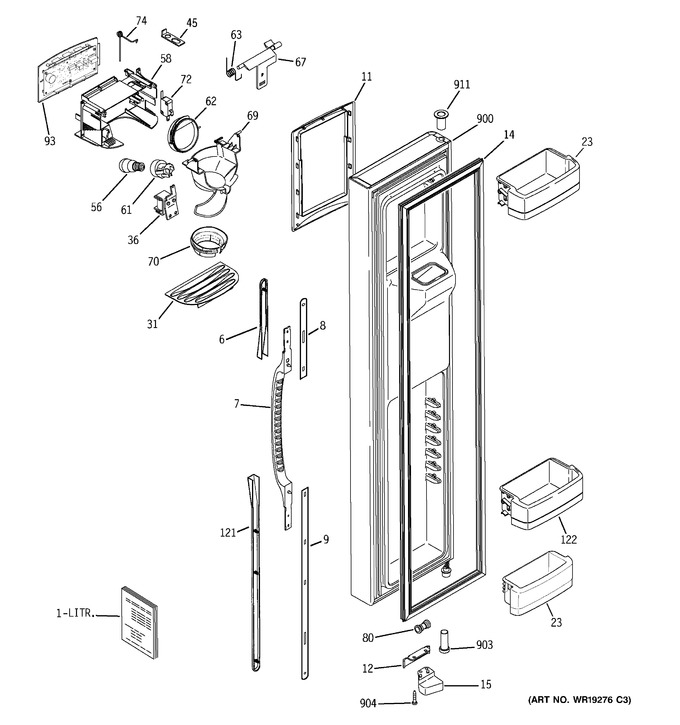 Diagram for GCR23YLRBWW