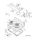 Diagram for 1 - Control Panel & Cooktop