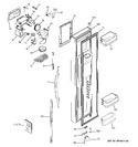 Diagram for 1 - Freezer Door