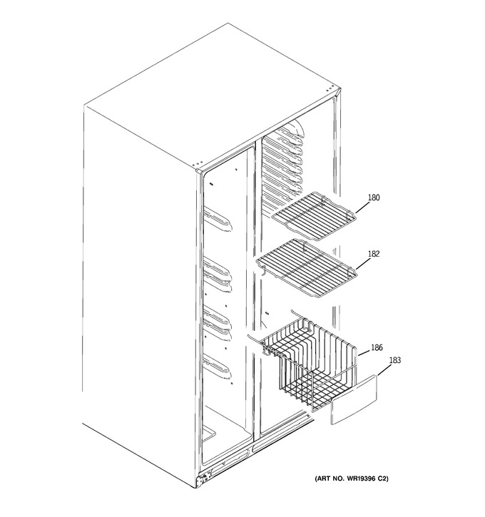 Diagram for GSC22KGRAWW