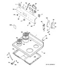 Diagram for 1 - Control Panel & Cooktop