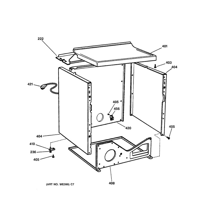 Diagram for DVLR223GE1WW