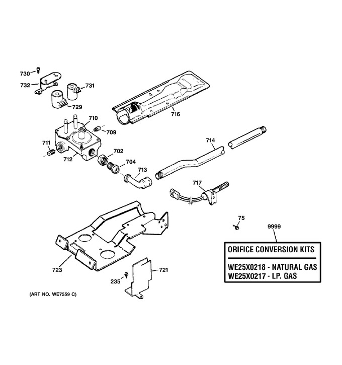 Diagram for DVLR223GE1WW