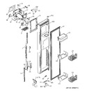 Diagram for 1 - Freezer Door