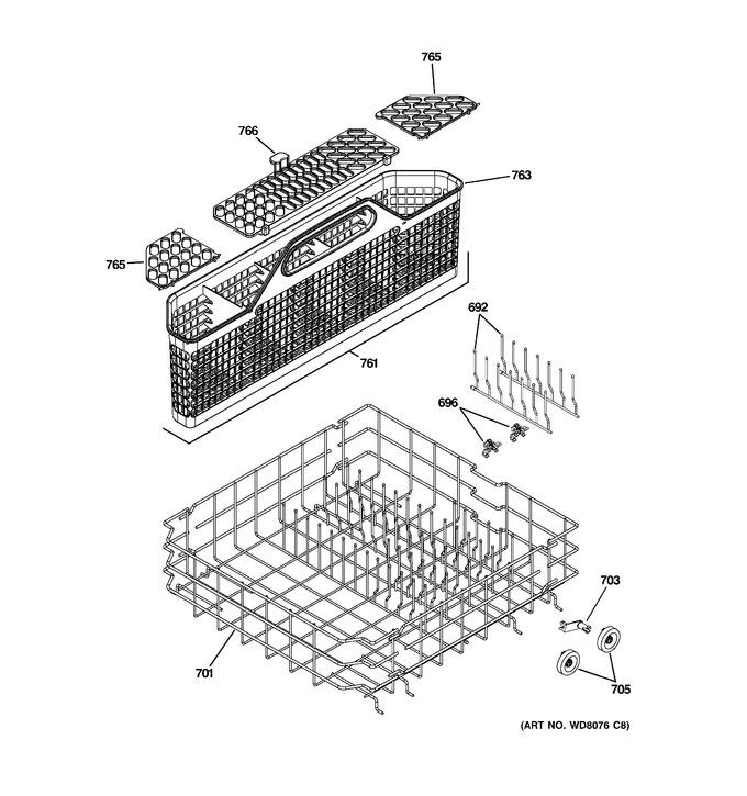 Diagram for PDW9200J03BB