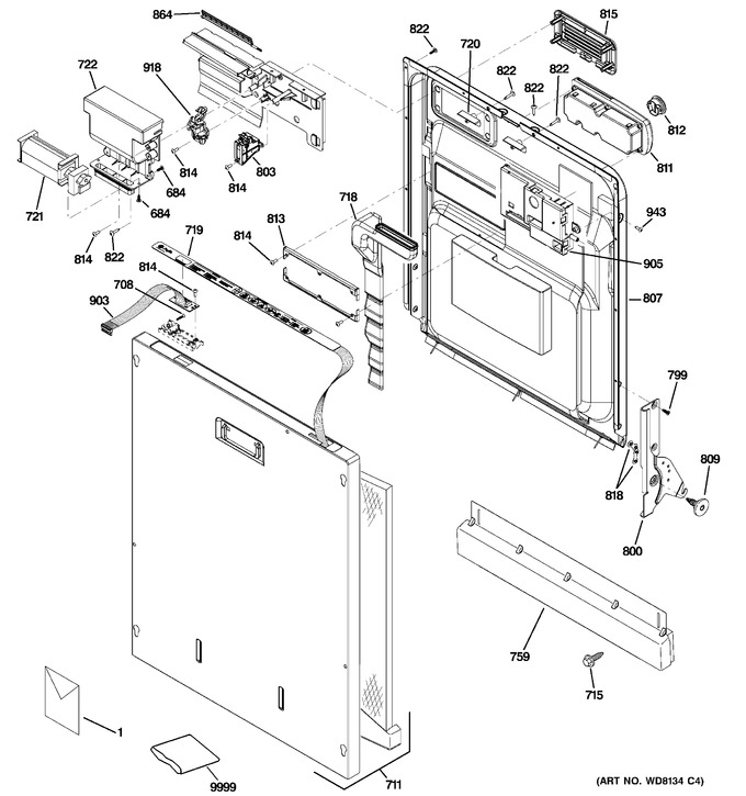 Diagram for PDW9700J03II