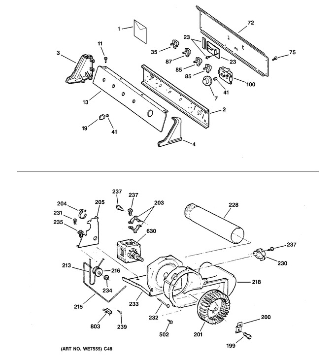 Diagram for EED6500D1WW