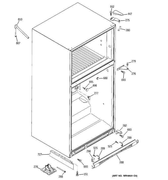 Diagram for PTS25LHRCRBB