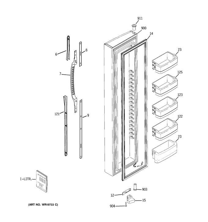 Diagram for GCG23YBSAFWW