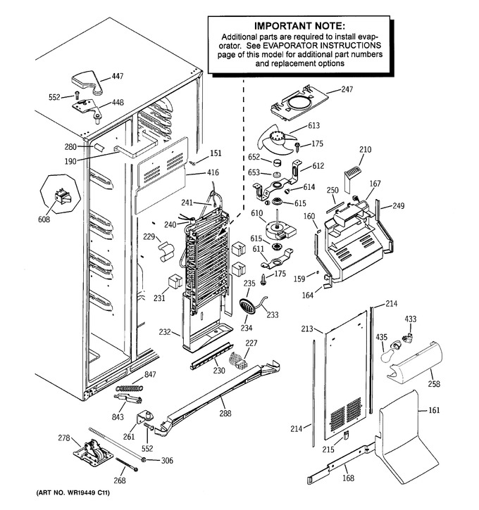 Diagram for GCG23YBSAFBB