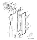 Diagram for 1 - Freezer Door