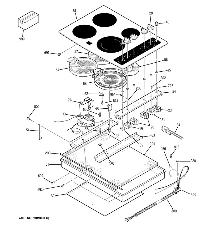 Diagram for JCP910TK1WW