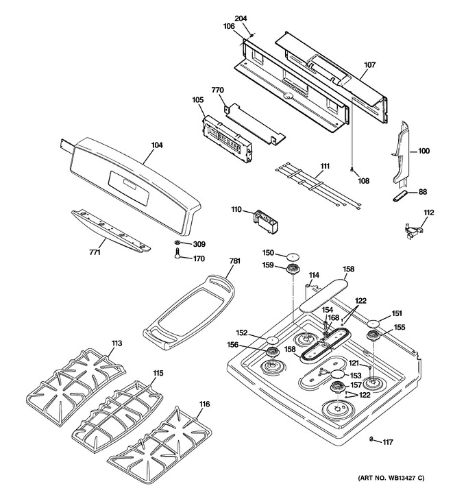 Diagram for JGB916SEK1SS