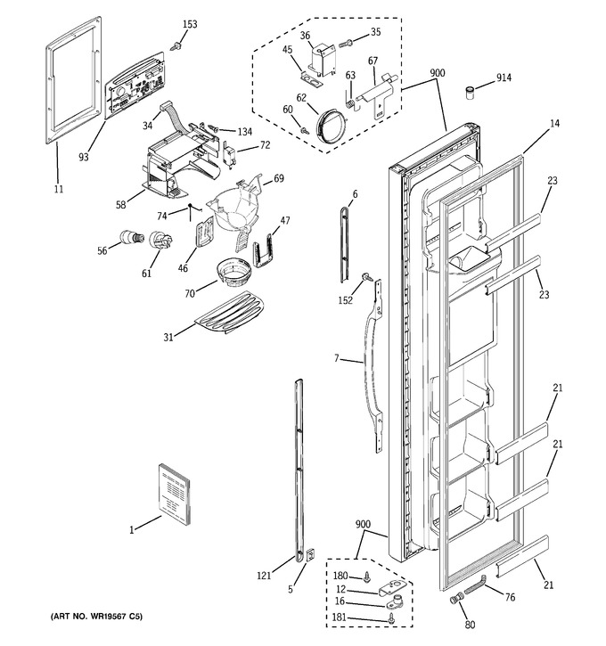 Diagram for GSA20IEPHFWW