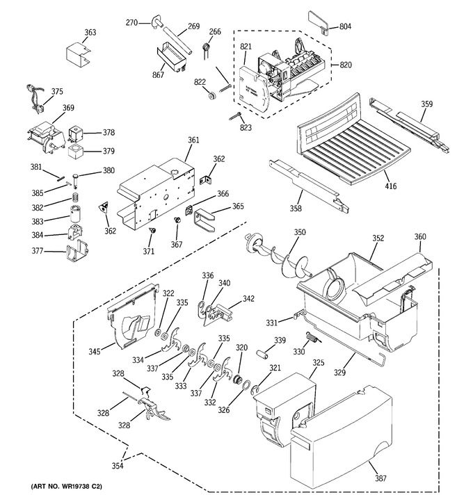 Diagram for GSH25IGREWW