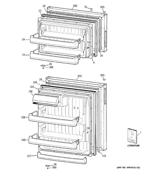 Diagram for GTR18BBSERWW