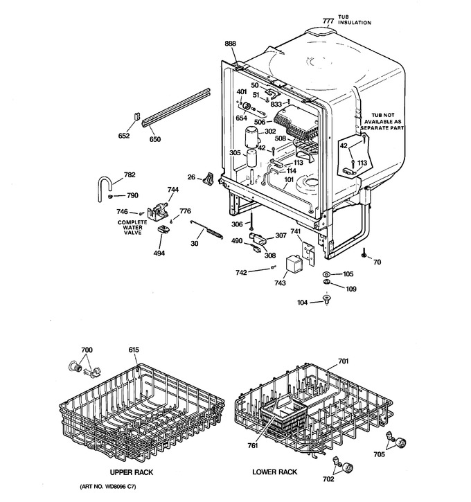 Diagram for HDA2000G02WW