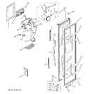 Diagram for 1 - Freezer Door