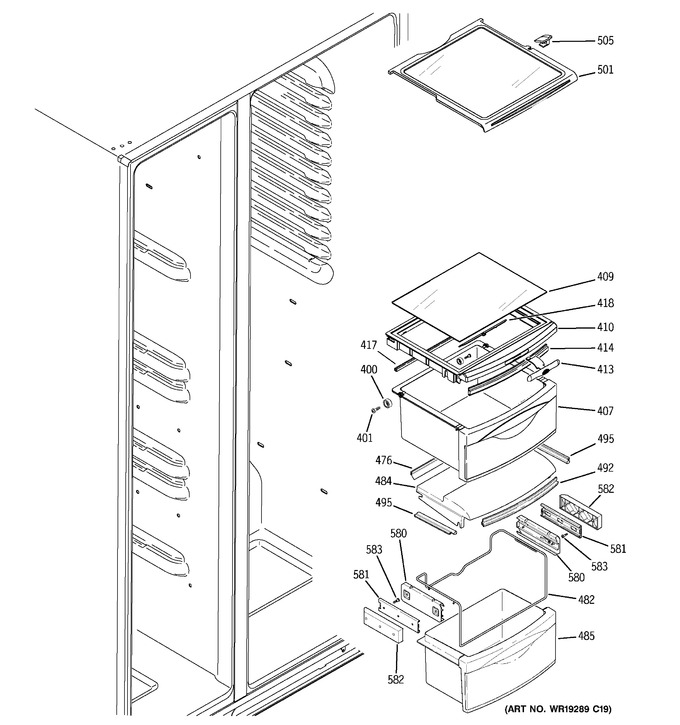 Diagram for GCG23YBMHFWW