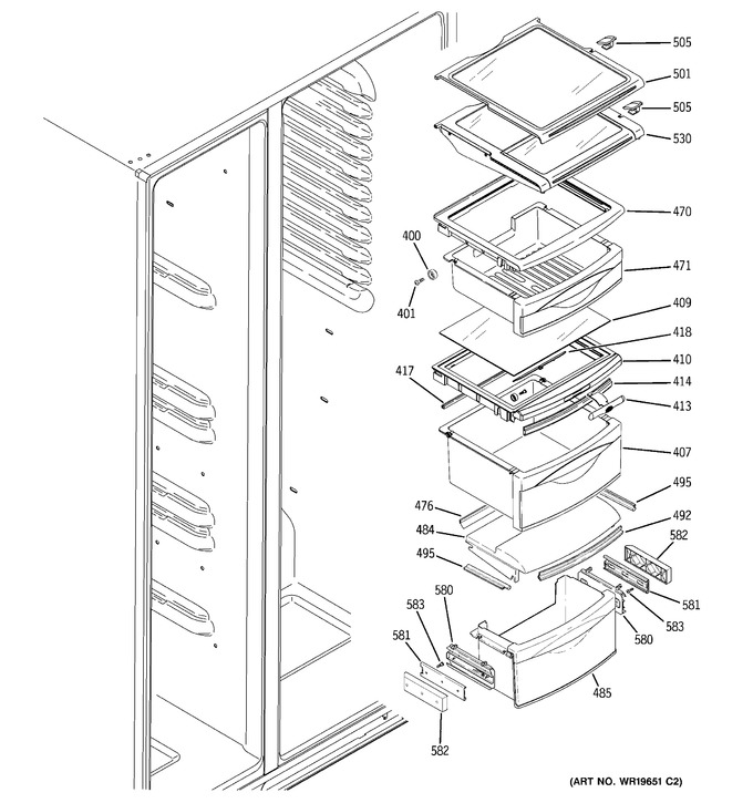 Diagram for GSC23LGRCBB