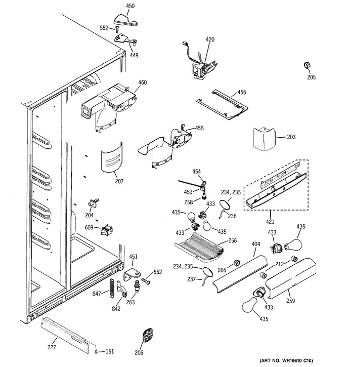 Diagram for GSS25YBRAWW