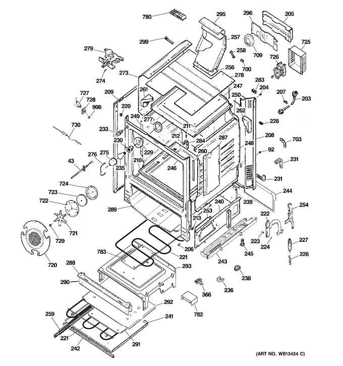 Diagram for JGB918CEK1CC