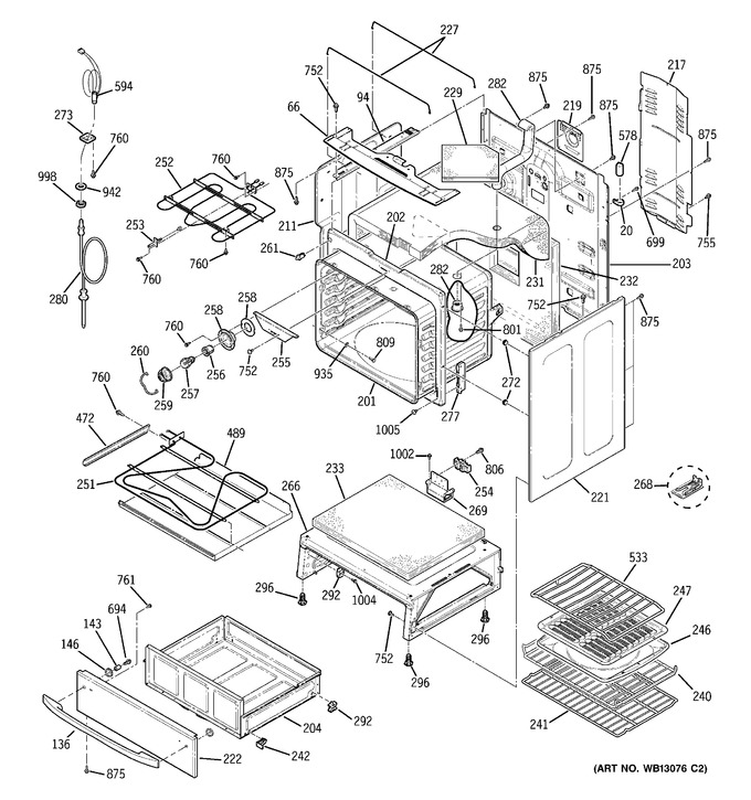 Diagram for JB988TH4WW