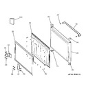 Diagram for 1 - Freezer Door