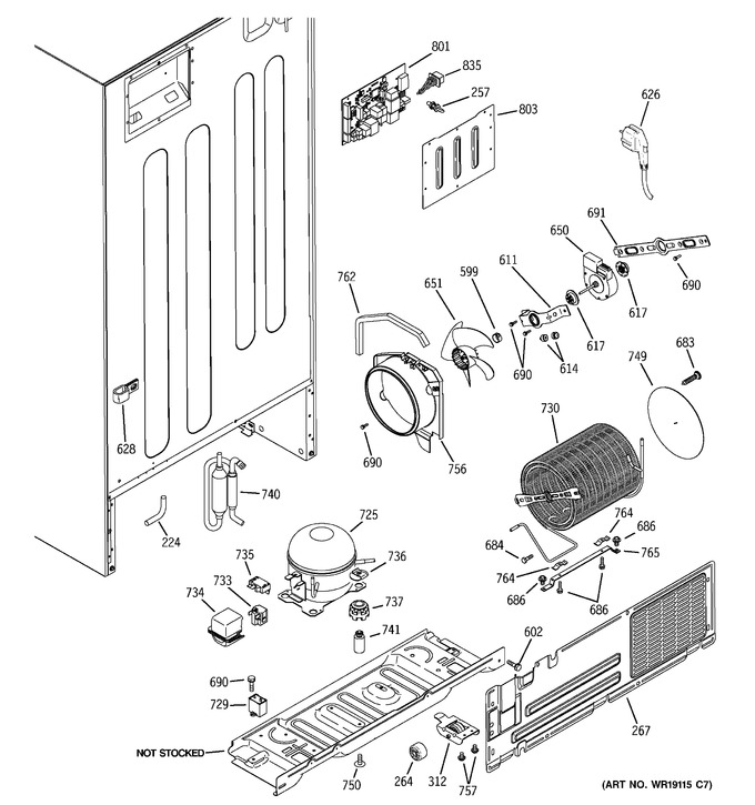 Diagram for PTG25LBSARWW