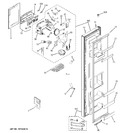 Diagram for 1 - Freezer Door