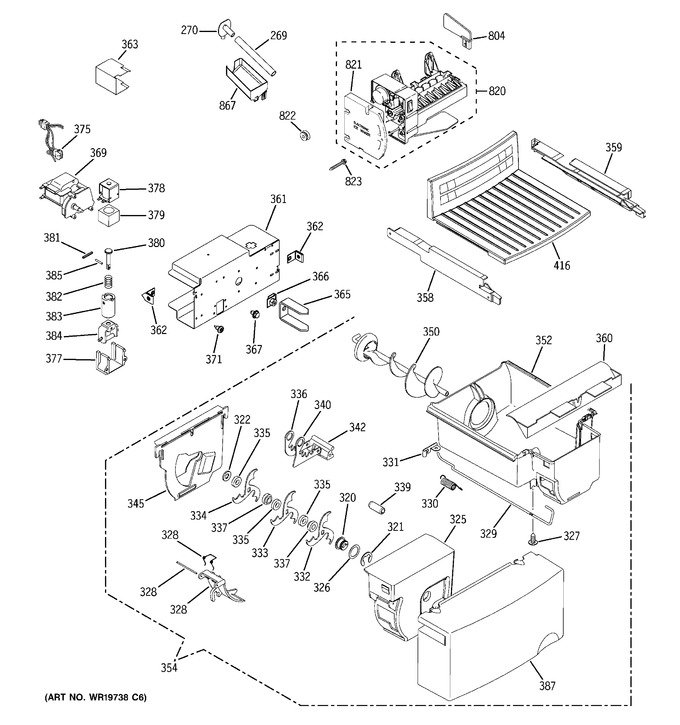 Diagram for GSH25JFRGWW