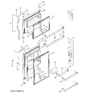 Diagram for 1 - Freezer Door