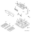 Diagram for 2 - Control Panel & Cooktop