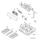 Diagram for 2 - Control Panel & Cooktop