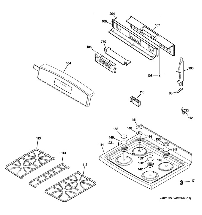 Diagram for JGB915SEF2SS