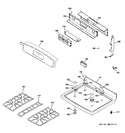 Diagram for 2 - Control Panel & Cooktop