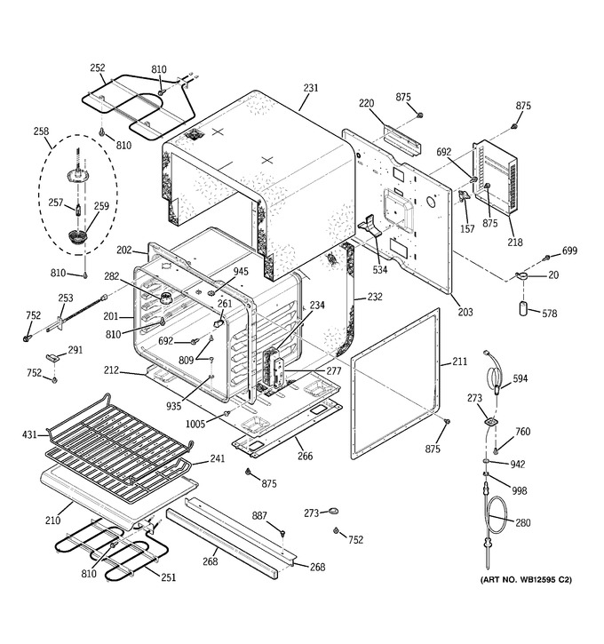 Diagram for ZEK958WF1WW