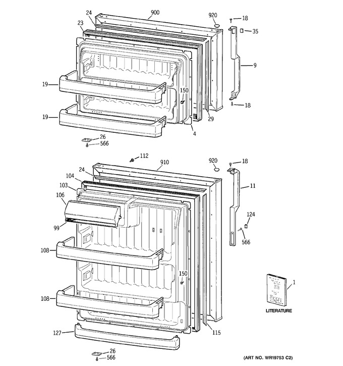 Diagram for GTT18HBSERWW