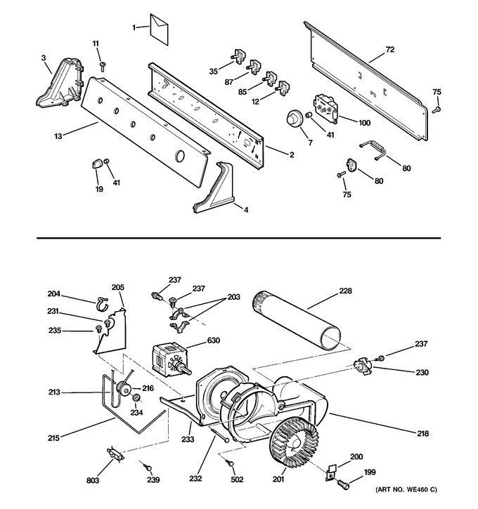 Diagram for DISR473CW4WW