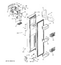 Diagram for 1 - Freezer Door