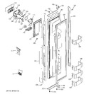 Diagram for 1 - Freezer Door