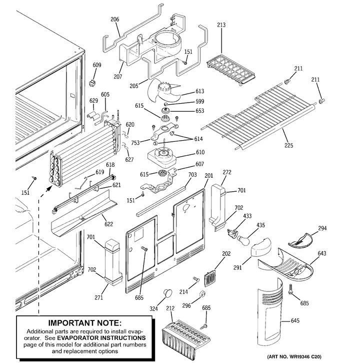 Diagram for GTS22KBPARWW