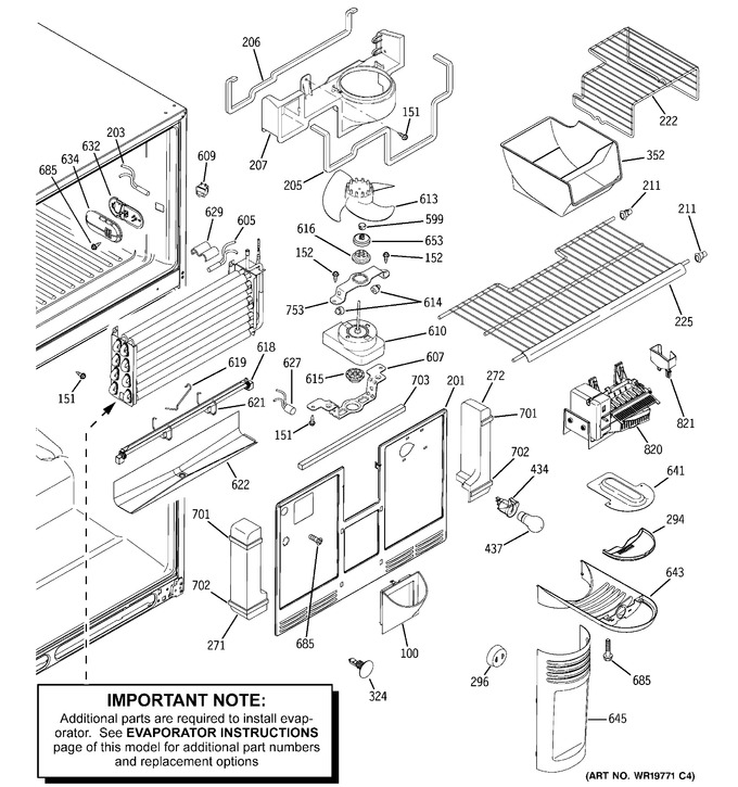 Diagram for PTS22LHSARWW