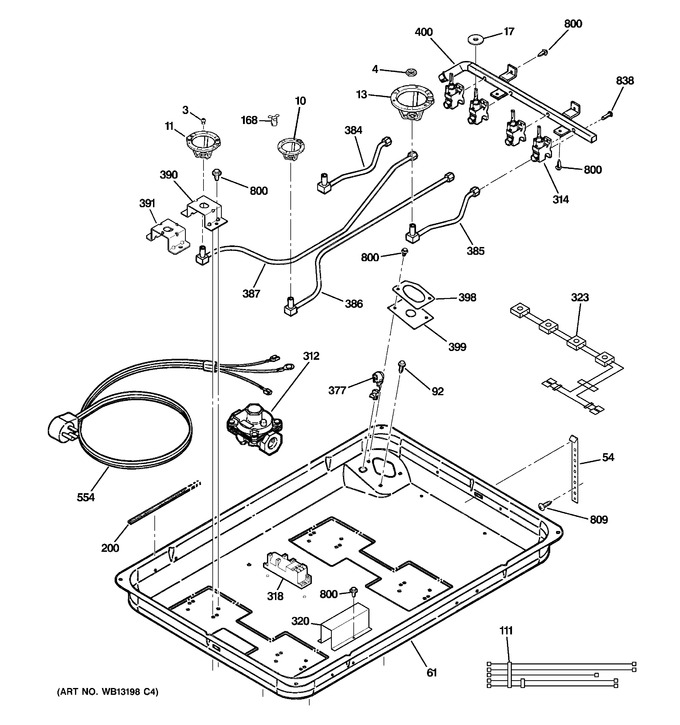 Diagram for JGP337WEJ2WW