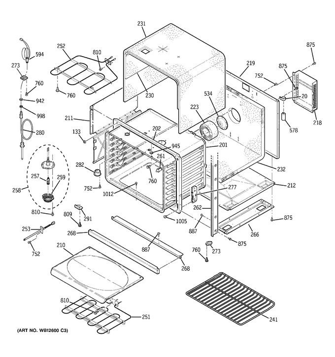 Diagram for ZET958WF2WW