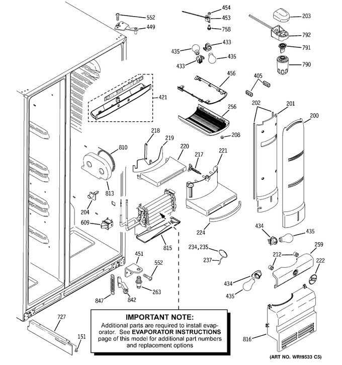 Diagram for PSH25PGSACV