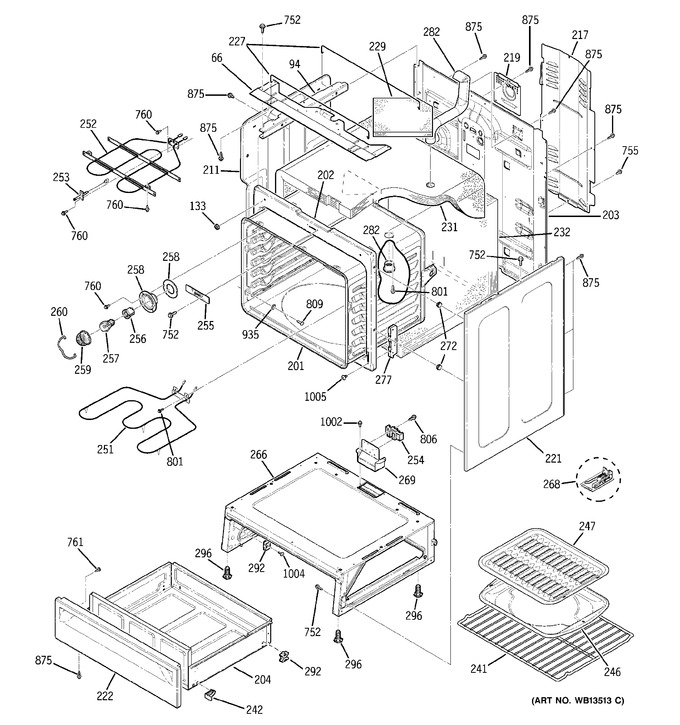 Diagram for JB710BH3BB