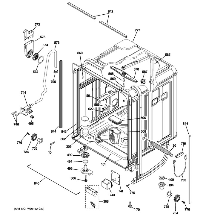 Diagram for PDW8510J10BB