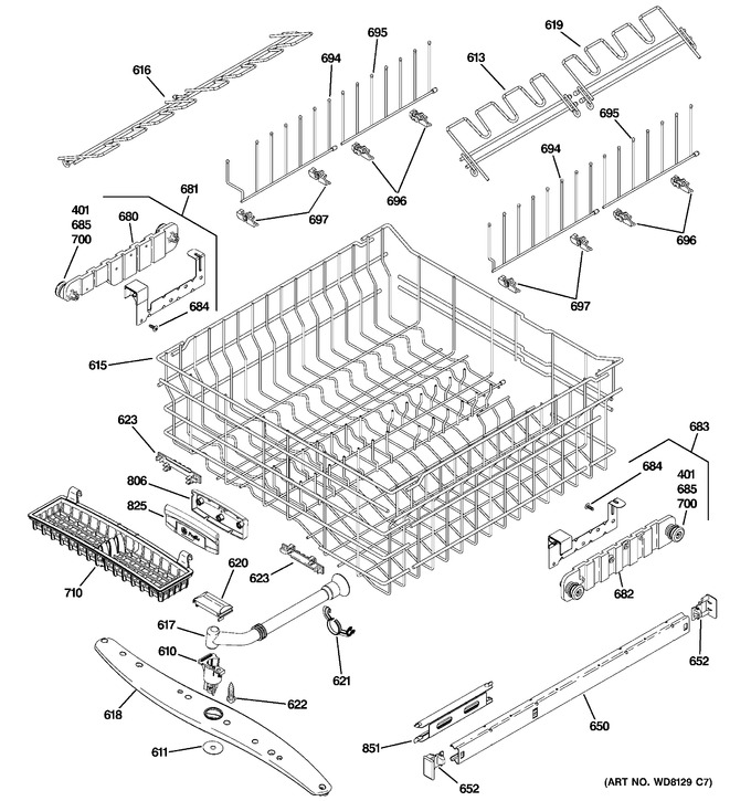 Diagram for PDW8700J10CC