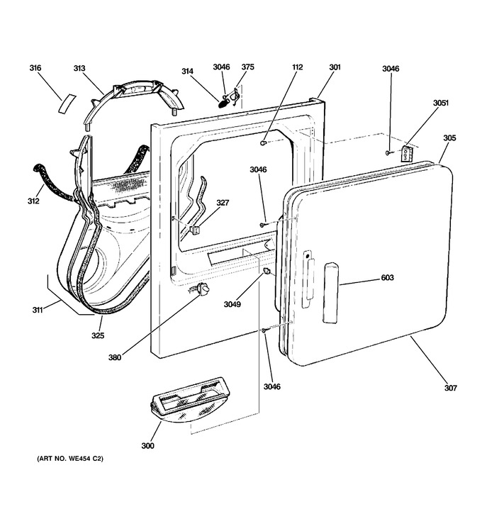 Diagram for DWXR483EB3WW